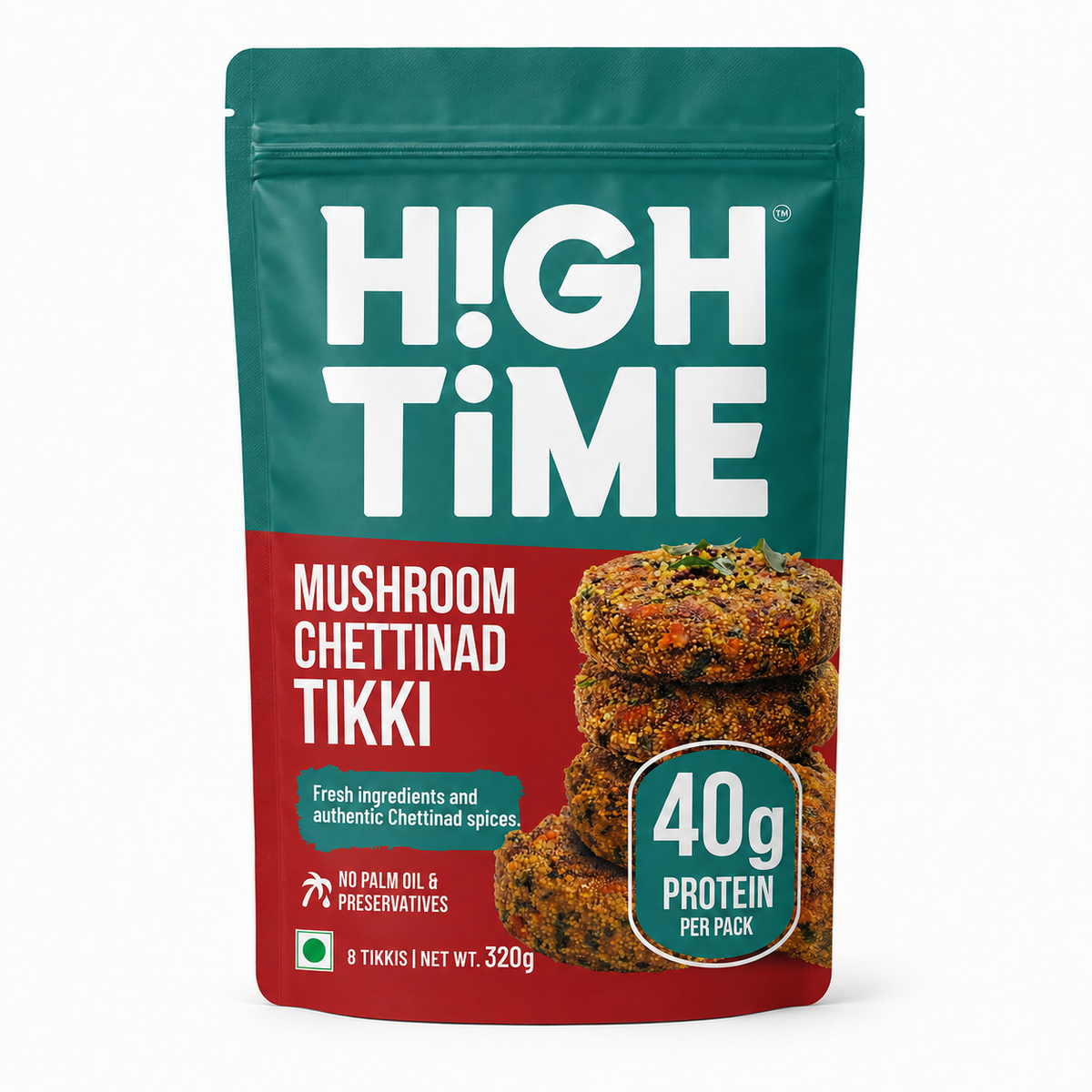 Mushroom Chettinad Tikki
