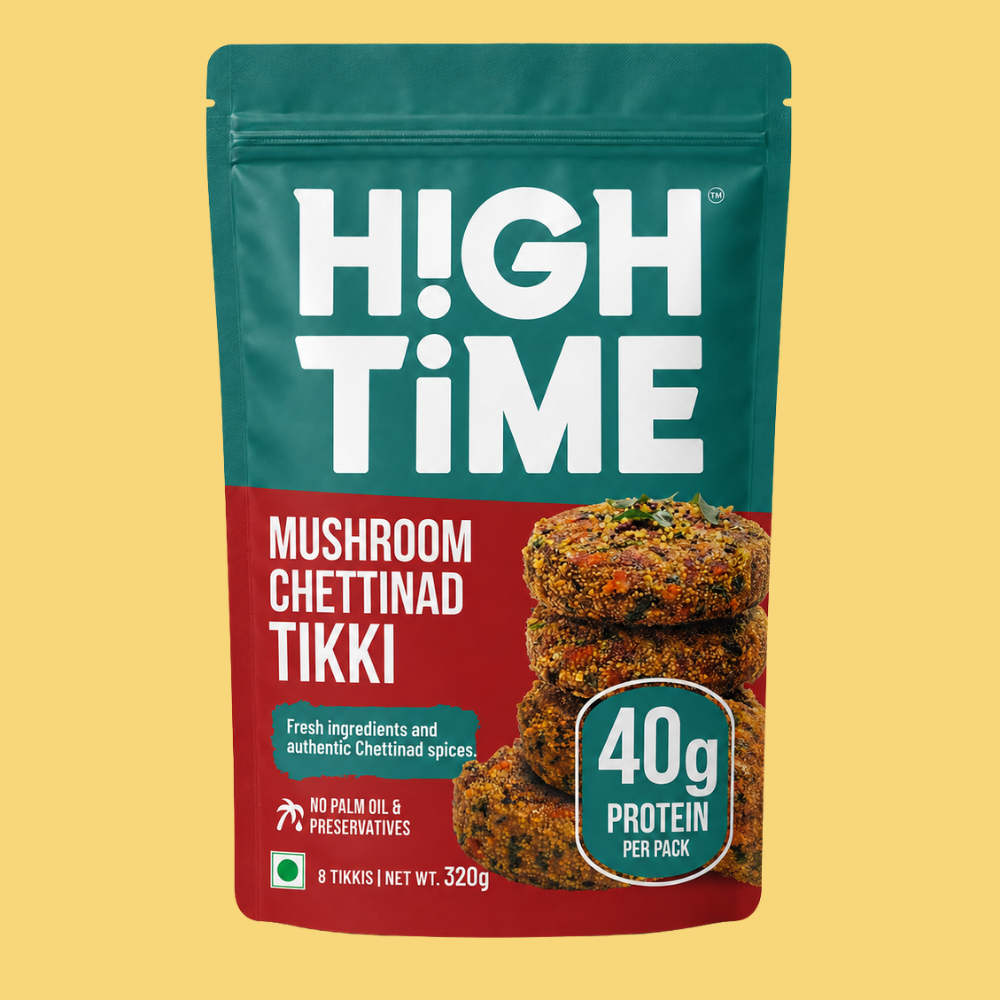 Mushroom Chettinad Tikki
